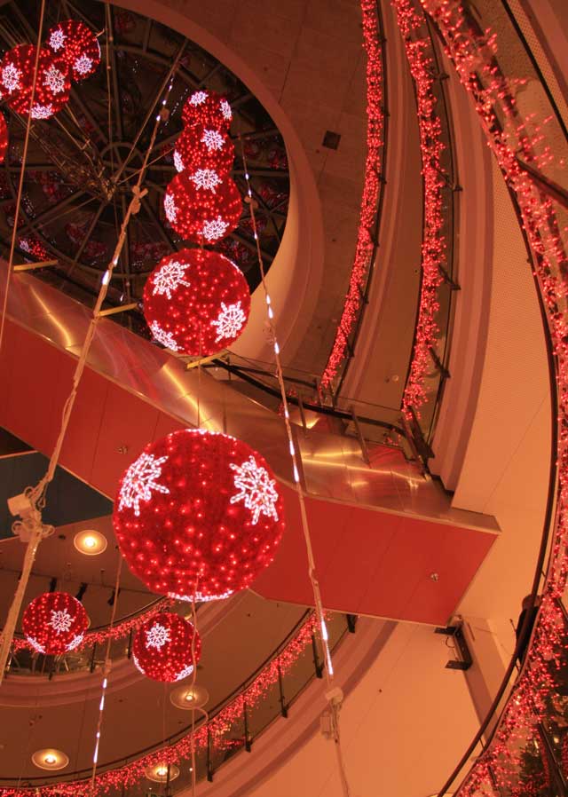 red Christmas balls