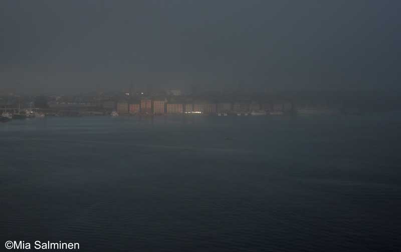 Stockholm in the mist
