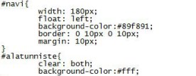 css code