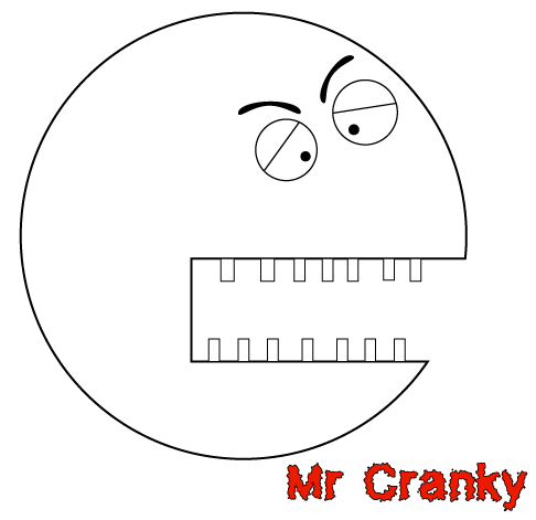 mr cranky drawing