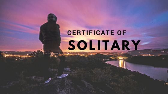 man looking over city