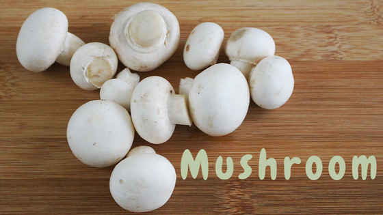 white mushrooms