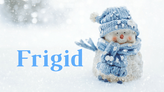 frigid small snow man