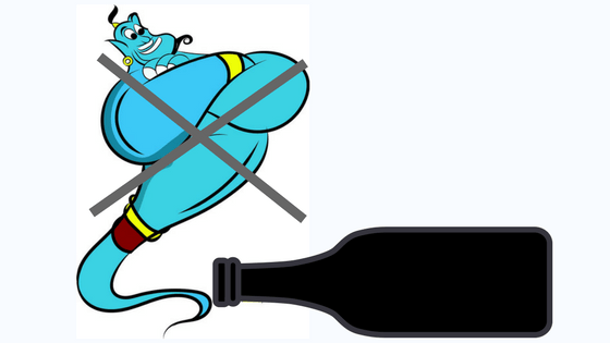 genie and bottle