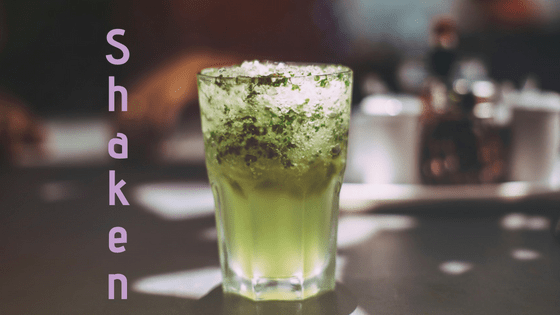 green cocktail
