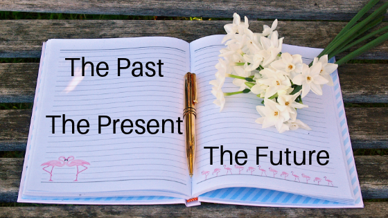 open diary and a pen