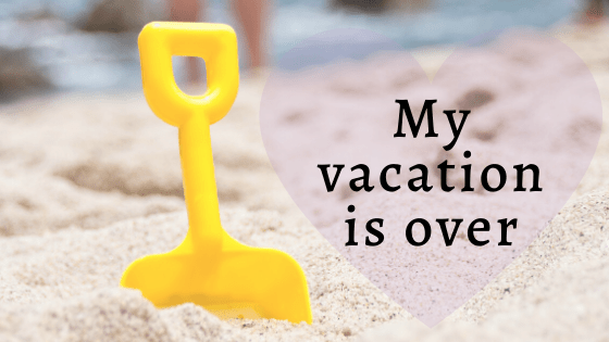 yellow spade deep in sand