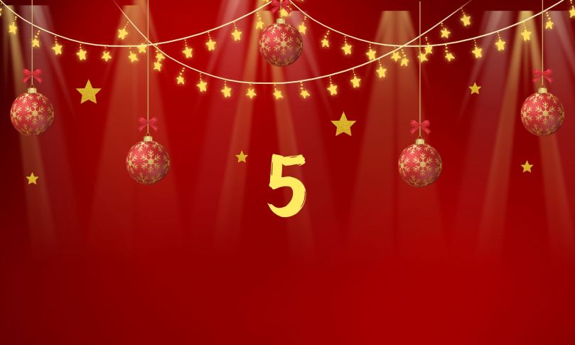 Christmas balls, stars and light part 5