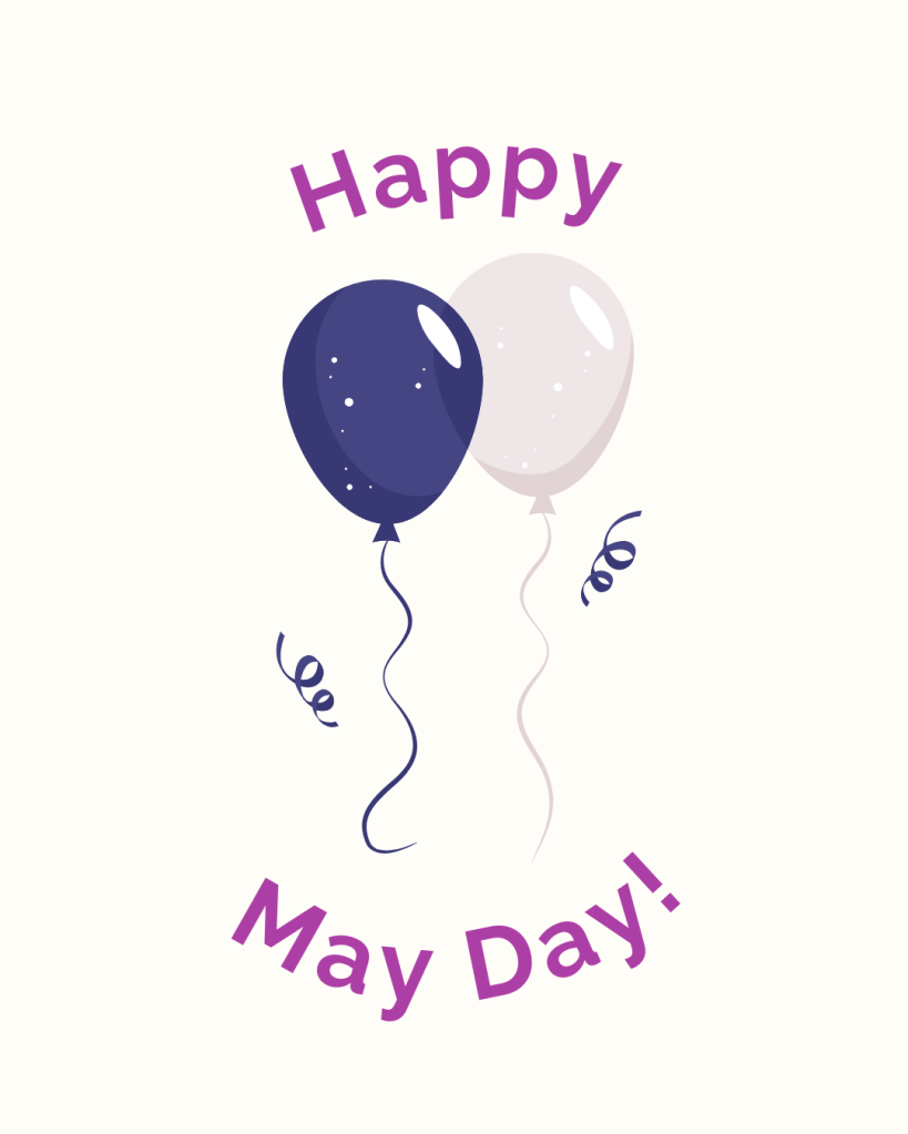 may day balloons illustrator